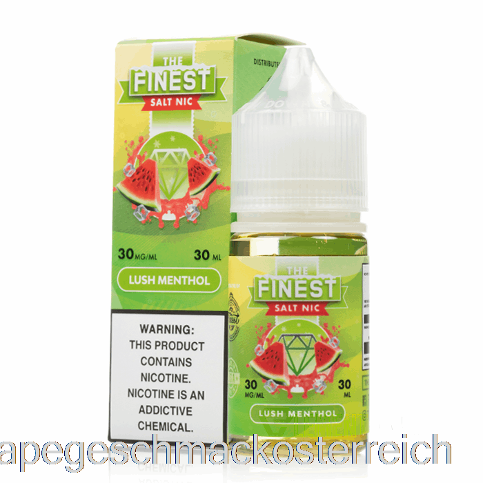 üppiges Menthol – Feinstes Salz-Nic – 30 Ml 30 Mg Vape-Geschmack